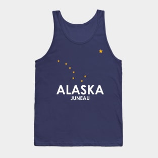 Juneau Alaska Alaskan Flag Stars Tank Top